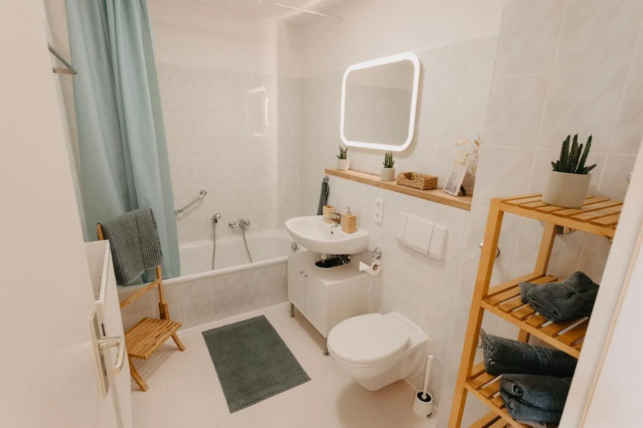 Traber Apartments 1 Sz Zentral Ruhig Balkon Λειψία